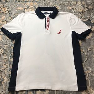 Nautica White Polo Size M